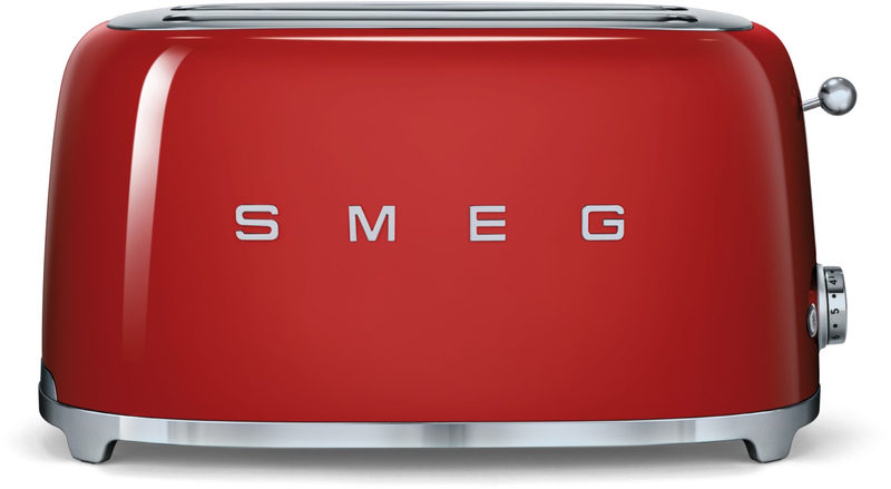 SMEG TSF02RDEU 50s Style 4 Scheiben Langschlitz Toaster Rot, Bild 2