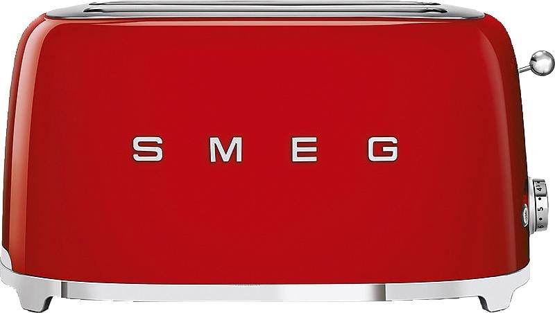 SMEG TSF02RDEU 50s Style 4 Scheiben Langschlitz Toaster Rot, Bild 4