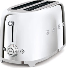 SMEG TSF02SSEU 50s Style 4 Scheiben Langschlitz Toaster Chrome