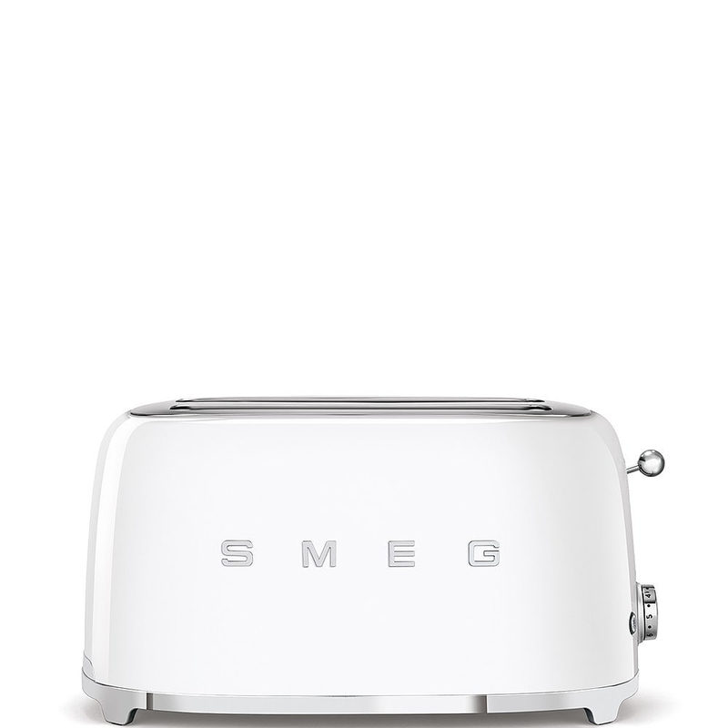 SMEG TSF02WHEU 50s Style 4 Scheiben Langschlitz Toaster Weiß