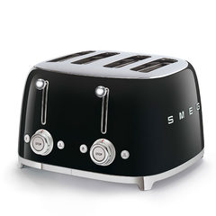SMEG TSF03BLEU 50s Style 4 Scheiben Toaster Schwarz