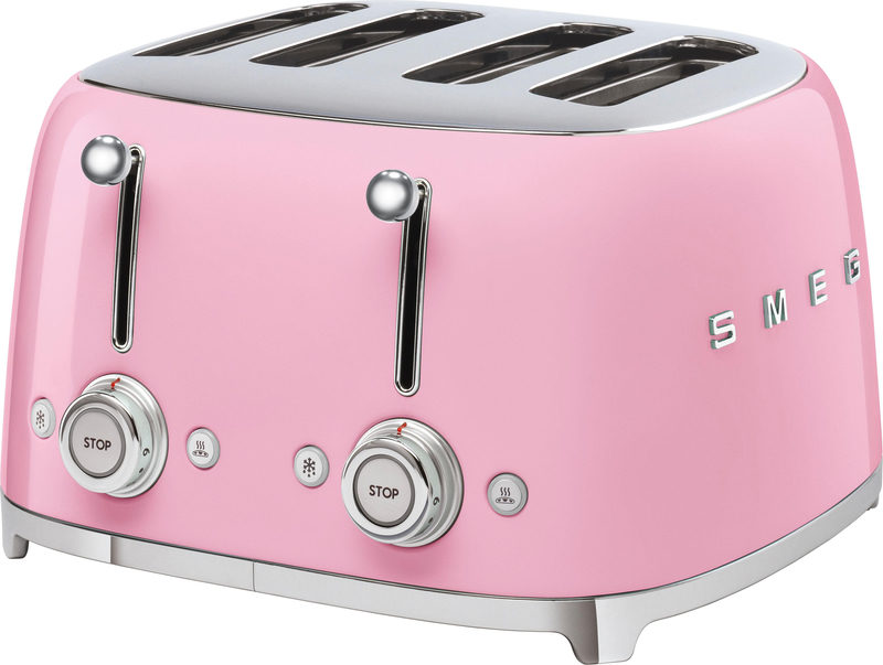 SMEG TSF03PKEU 50s Style 4 Scheiben Toaster Cadillac Pink, Bild 4