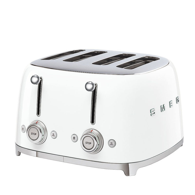 SMEG TSF03WHEU 50s Style 4 Scheiben Toaster Weiß, Bild 2