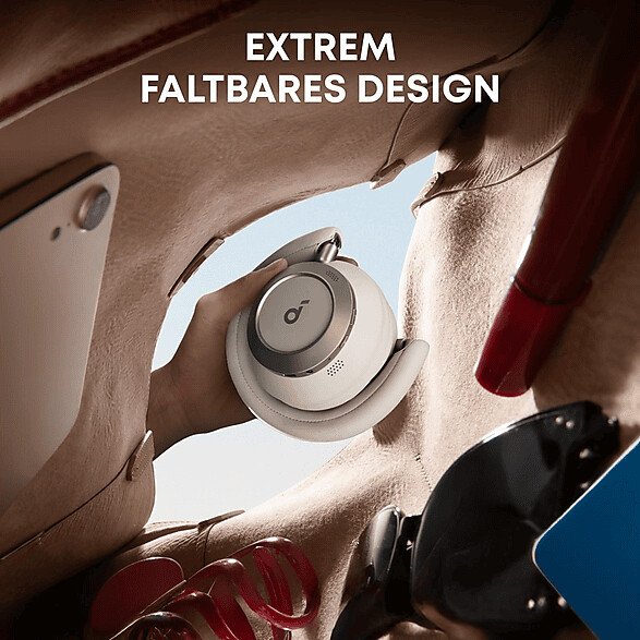 Anker Soundcore Space One Pro faltbare Over-Ear Kopfhörer Schwarz Over-Ear Kabellos, Bild 5