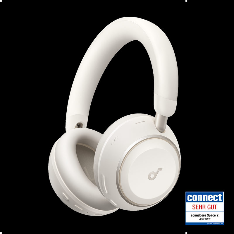soundcore Space 2 Bluetooth Over-Ear Kopfhörer, Noise Cancelling; schwarz, Bild 5