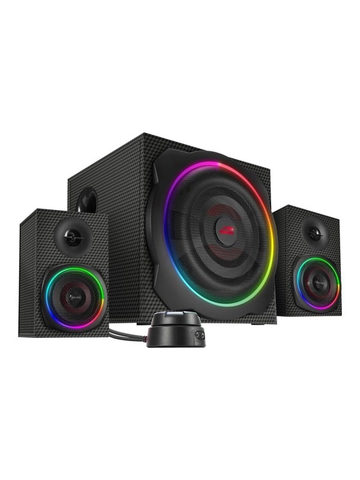 Gravity Carbon 2.1 RGB 2.1 Multimedia-Lautsprecher schwarz