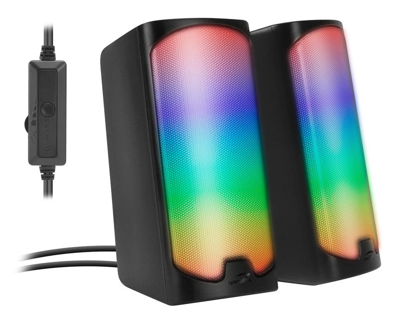 SPEEDLINK TONOS RGB Gaming Stereo Speaker, black - Neu