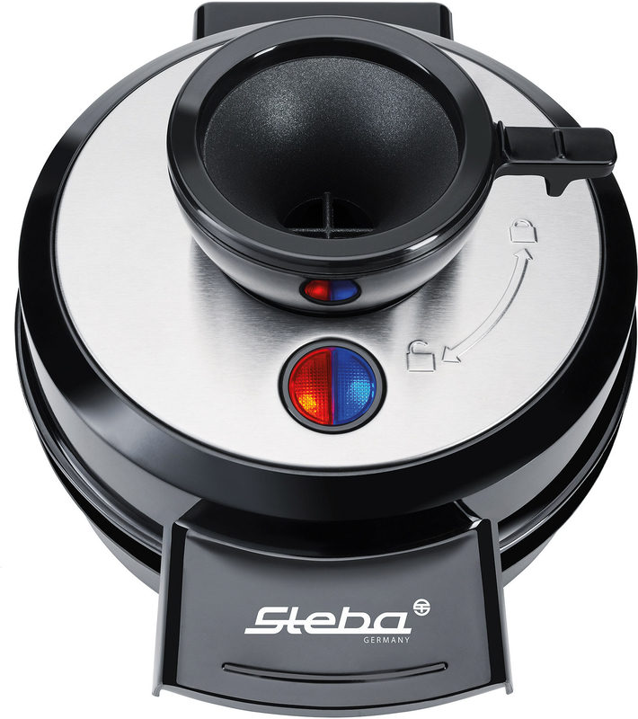Steba WE 20 Volcano Waffeleisen schwarz/silber, Bild 2