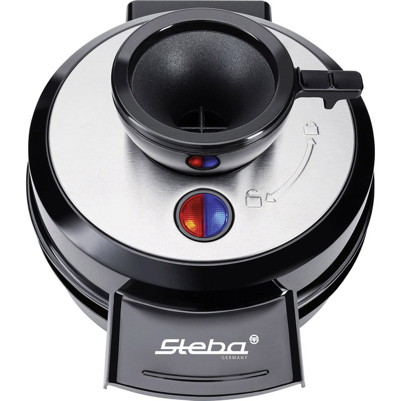 Steba WE 20 Volcano Waffeleisen schwarz/silber, Bild 4