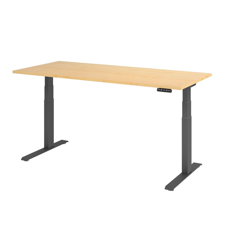 Stehtisch 180 x 129 x 80 cm Ahorn/ Graphit, Bild 2
