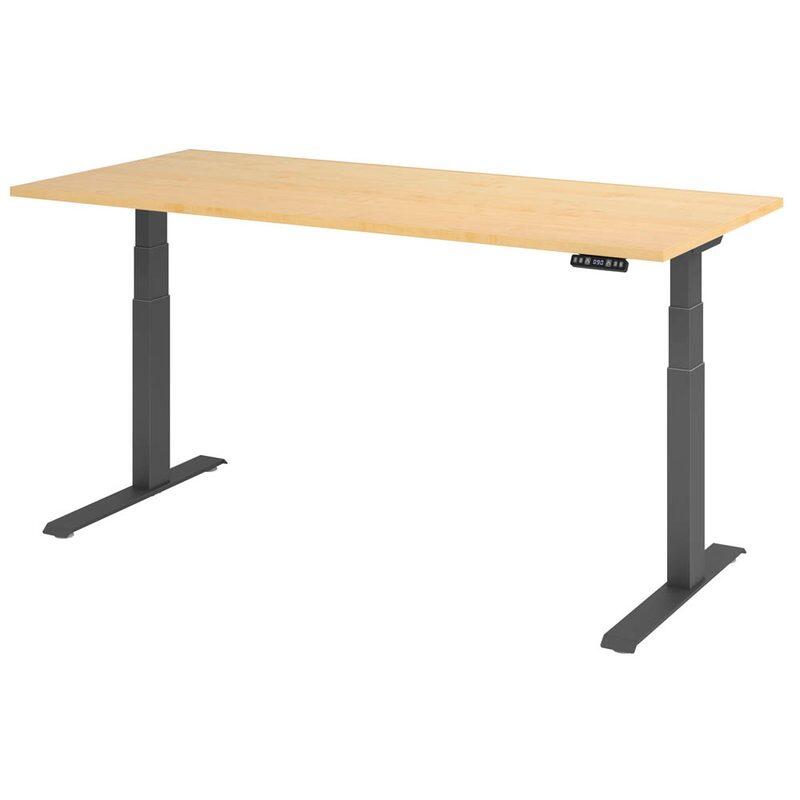 Stehtisch 180 x 129 x 80 cm Ahorn/ Graphit, Bild 3