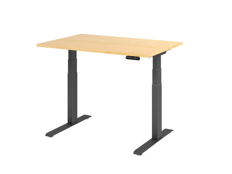 Stehtisch 180 x 129 x 80 cm Ahorn/ Graphit, Bild 4