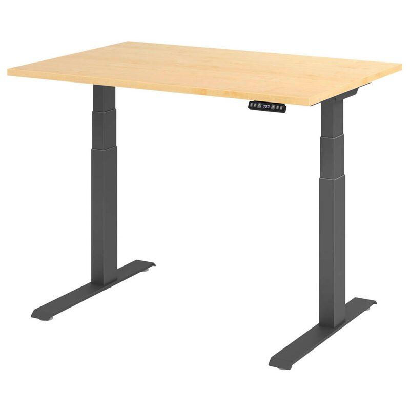 Stehtisch 180 x 129 x 80 cm Ahorn/ Graphit, Bild 5