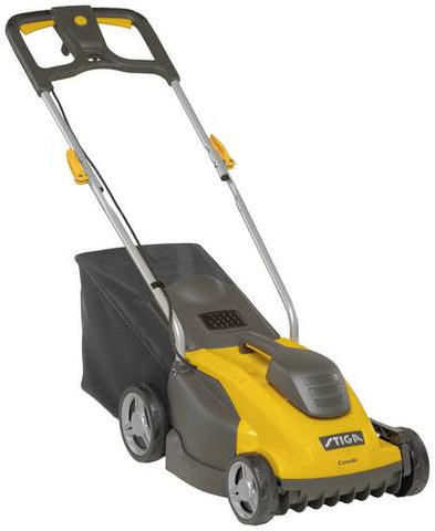 STIGA COMBI 336c Elektro Rasenmäher 1400W Schnittbreite (max.) 34cm Geeignet für Rasenflächen bis 400m²