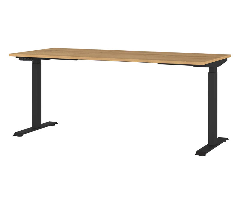 Tchibo Höhenverstellbarer Schreibtisch »Lissabon« - 180x80x120cm - schwarz
