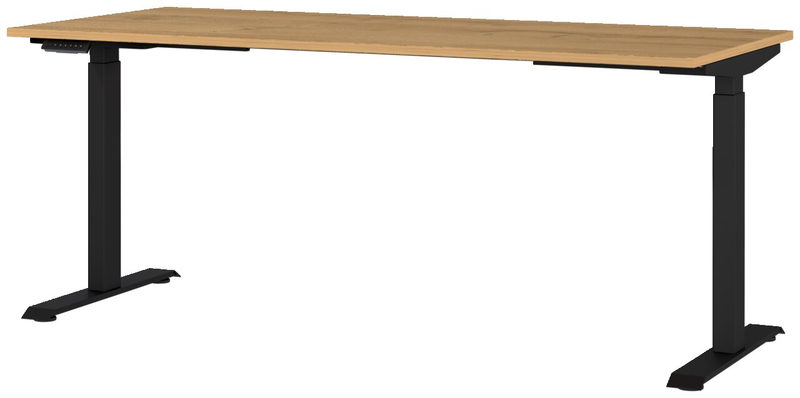 Tchibo Höhenverstellbarer Schreibtisch »Lissabon« - 180x80x120cm - schwarz, Bild 2