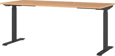 Tchibo Höhenverstellbarer Schreibtisch »Lissabon« - 180x80x120cm - schwarz, Bild 4