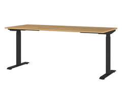 Tchibo Höhenverstellbarer Schreibtisch »Lissabon« - 180x80x120cm - schwarz