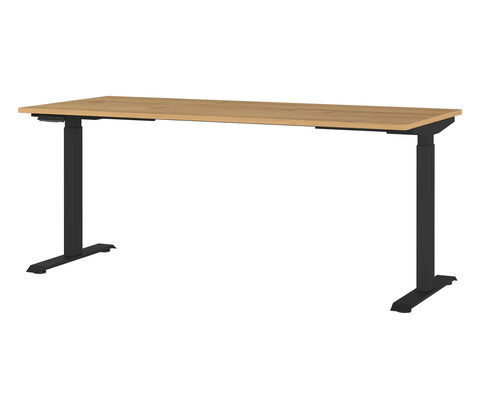 Tchibo Höhenverstellbarer Schreibtisch »Lissabon« - 180x80x120cm - schwarz