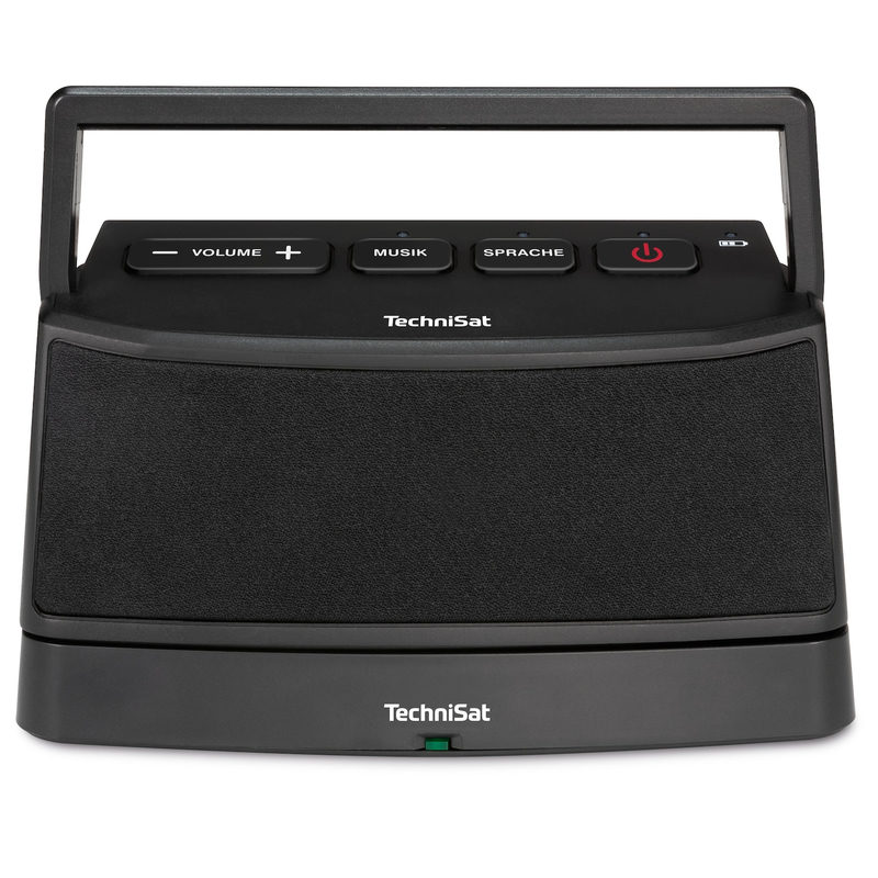 TechniSat ISIBOX 1, schwarz Docking Lautsprecher AUX, tragbar Schwarz, Bild 4