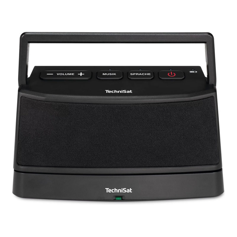 TechniSat ISIBOX 1, schwarz Docking Lautsprecher AUX, tragbar Schwarz, Bild 5