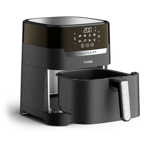 Tefal Easy Fry & Grill XL Precision Heißluftfritteuse, 4,2L, schwarz/silber