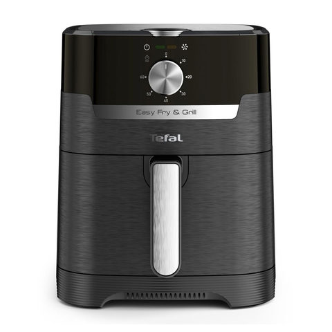 Tefal Heißluftfritteuse Easy Fry & Grill Classic 1550 W für 6 Portionen, einstellbare Zeit und Temperatur,