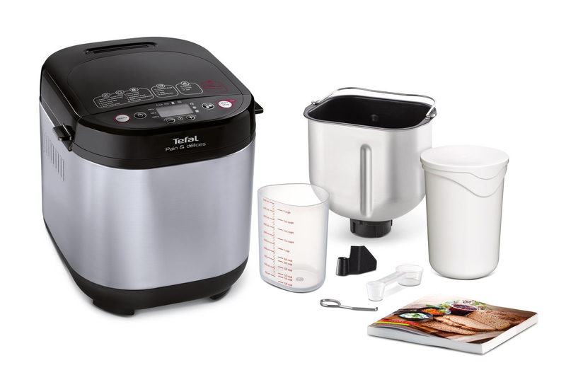 Tefal PF 240E Brotbackautomat Pain Delice 20 Programme, 3 Laibgrößen, Timer