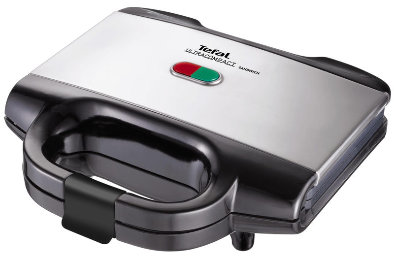 Tefal Sandwichmaker 'Ultra-Compact SM1552', schwarz/silber, Bild 2