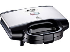 Tefal Sandwichmaker 'Ultra-Compact SM1552', schwarz/silber