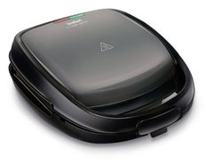 Tefal SW341B 2Waffel(n) 700W Schwarz - Grau Waffeleisen