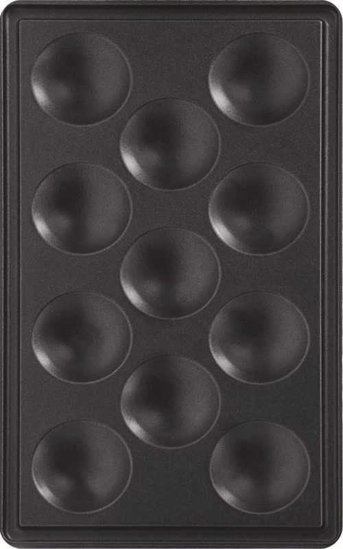 Tefal SW854D Waffeleisen Snack Collection 700W 4 Platten Schwarz/Edelstahl, Bild 5