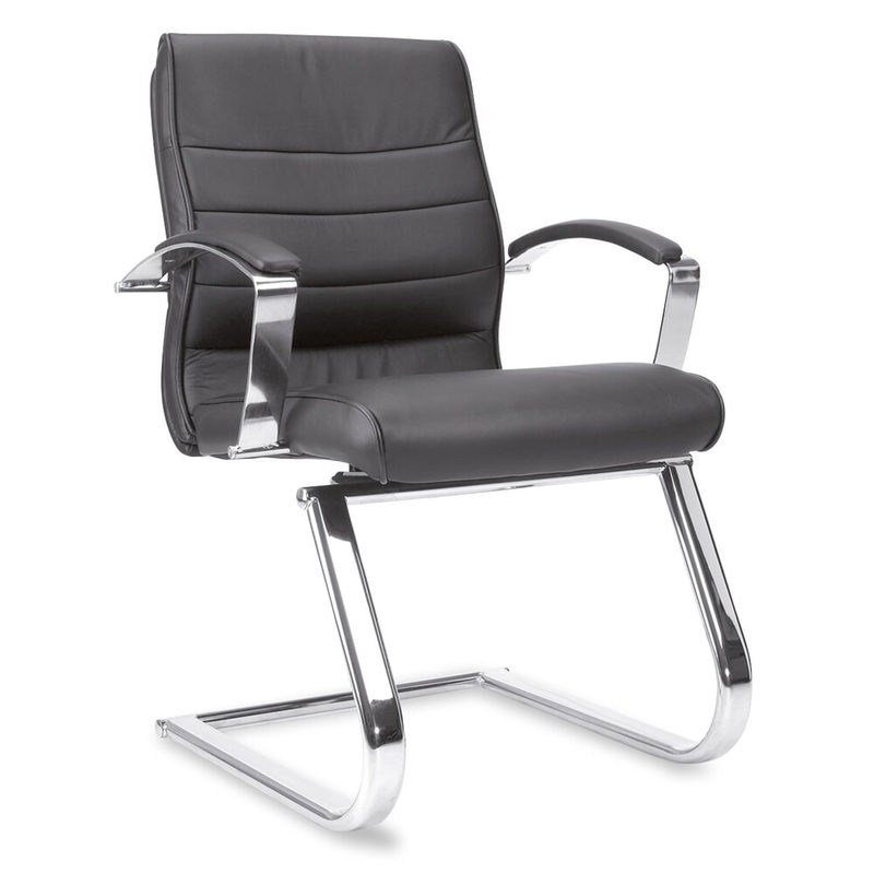 Topstar Besuchersessel Business Pro, Gestell + Lehnen Chrom, schwarz