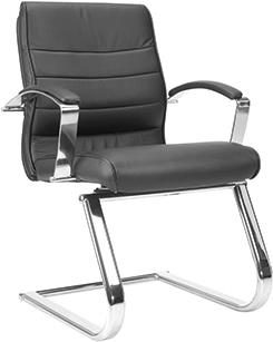 Topstar Besuchersessel Business Pro, Gestell + Lehnen Chrom, schwarz, Bild 2