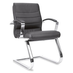 Topstar Besuchersessel Business Pro, Gestell + Lehnen Chrom, schwarz