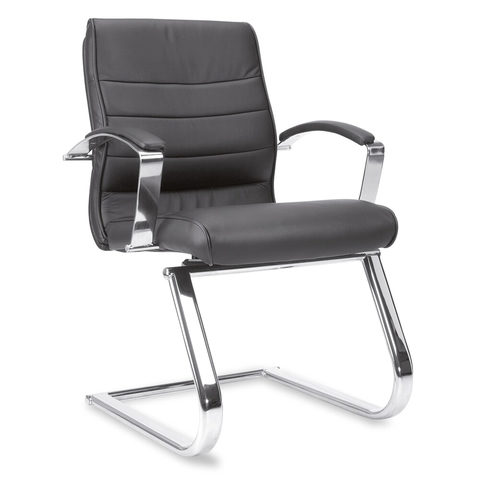 Topstar Besuchersessel Business Pro, Gestell + Lehnen Chrom, schwarz