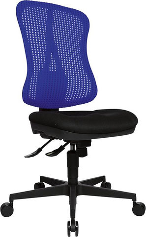 Fp - Drehstuhl Head Point Sy Schwarz/blau,netzr.