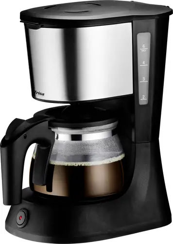 Trisa Perfect Coffee 6 Kaffeemaschine Schwarz Fassungsvermögen Tassen=6 Warmhaltefunktion, Bild 2