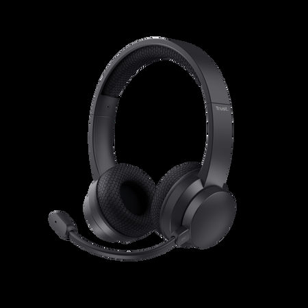 Trust Ayda Drahtloses ENC-Headset - Schwarz