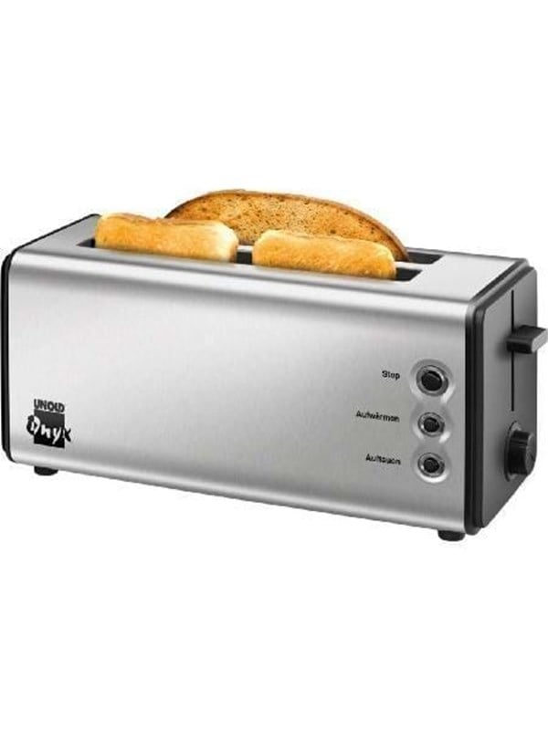 UNOLD 38915 Toaster Onyx Duplex Schwarz-Edelstahl Doppellangschlitz-Toaster Toaster & Sandwichmaker, Bild 4