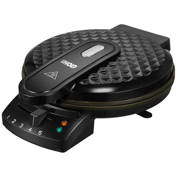 Unold 48235 Diamant Waffeleisen Schwarz