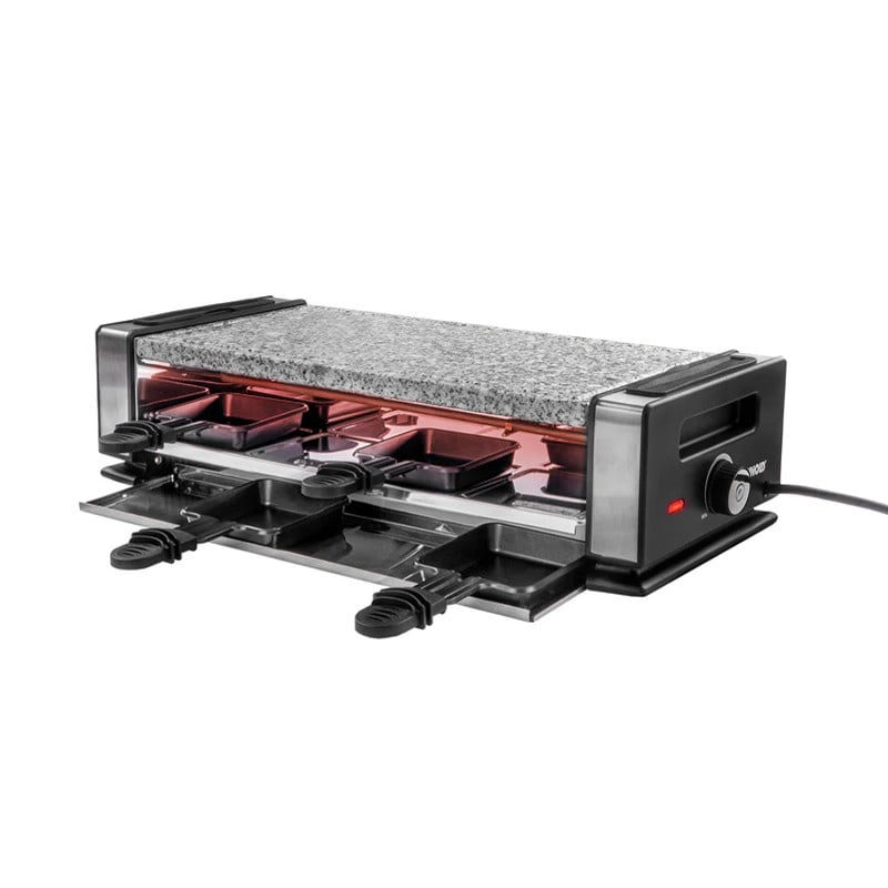 Unold 48760 Raclette Delice Basic 1.200 Watt schwarz/silber Naturstein, Bild 2