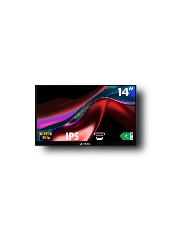 VERBATIM 49590 - 35,6cm Monitor, 16:9, Full HD, USB-C, Bild 2