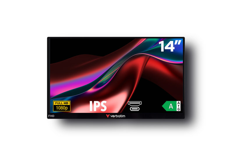 VERBATIM 49590 - 35,6cm Monitor, 16:9, Full HD, USB-C, Bild 5