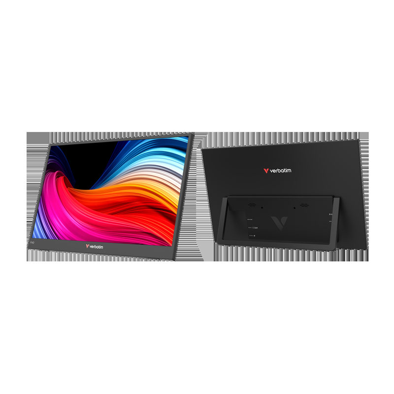 Verbatim IPS Monitor LIGHT, tragbar, 15,6, 1920 x 1080 px Full HD, Mini HDMI/USB-C, schwarz, Bild 5