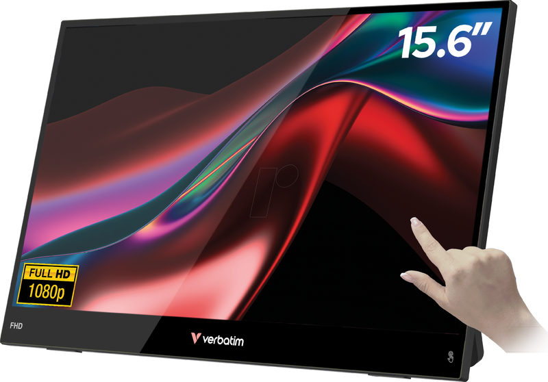 Verbatim PMT-15 Full HD Touch Monitor LIGHT, Bild 3