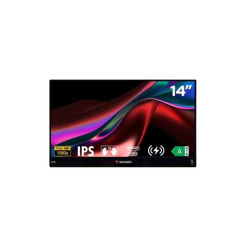 Verbatim Portable Full HD Touch Monitor Light Power Bank 5000mAh