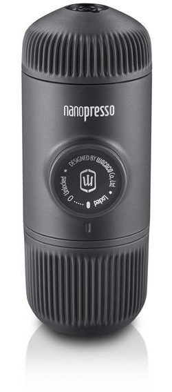 Wacaco Nanopresso Tragbare Kaffeemaschine Grau Schwarz