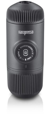 Wacaco Nanopresso Tragbare Kaffeemaschine Grau Schwarz