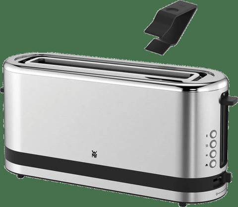 WMF 3200002113 Küchenminis Langschlitz-Toaster für 2 Scheiben Toast Edelstahl